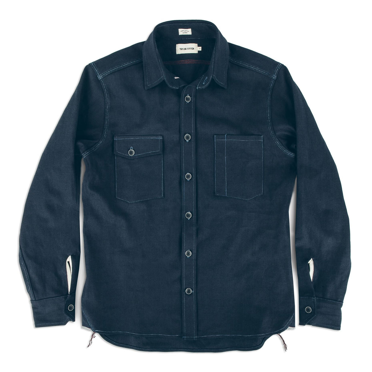 The Utility Shirt in Cone Mills Indigo Selvage Canvas
