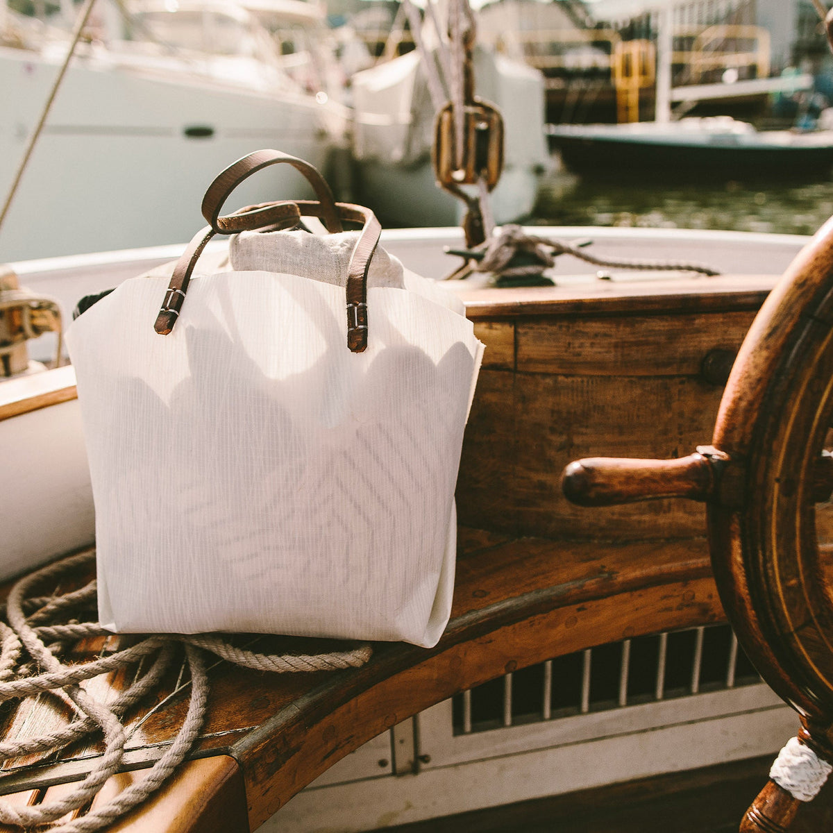 The Origami Tote in Sail Cloth