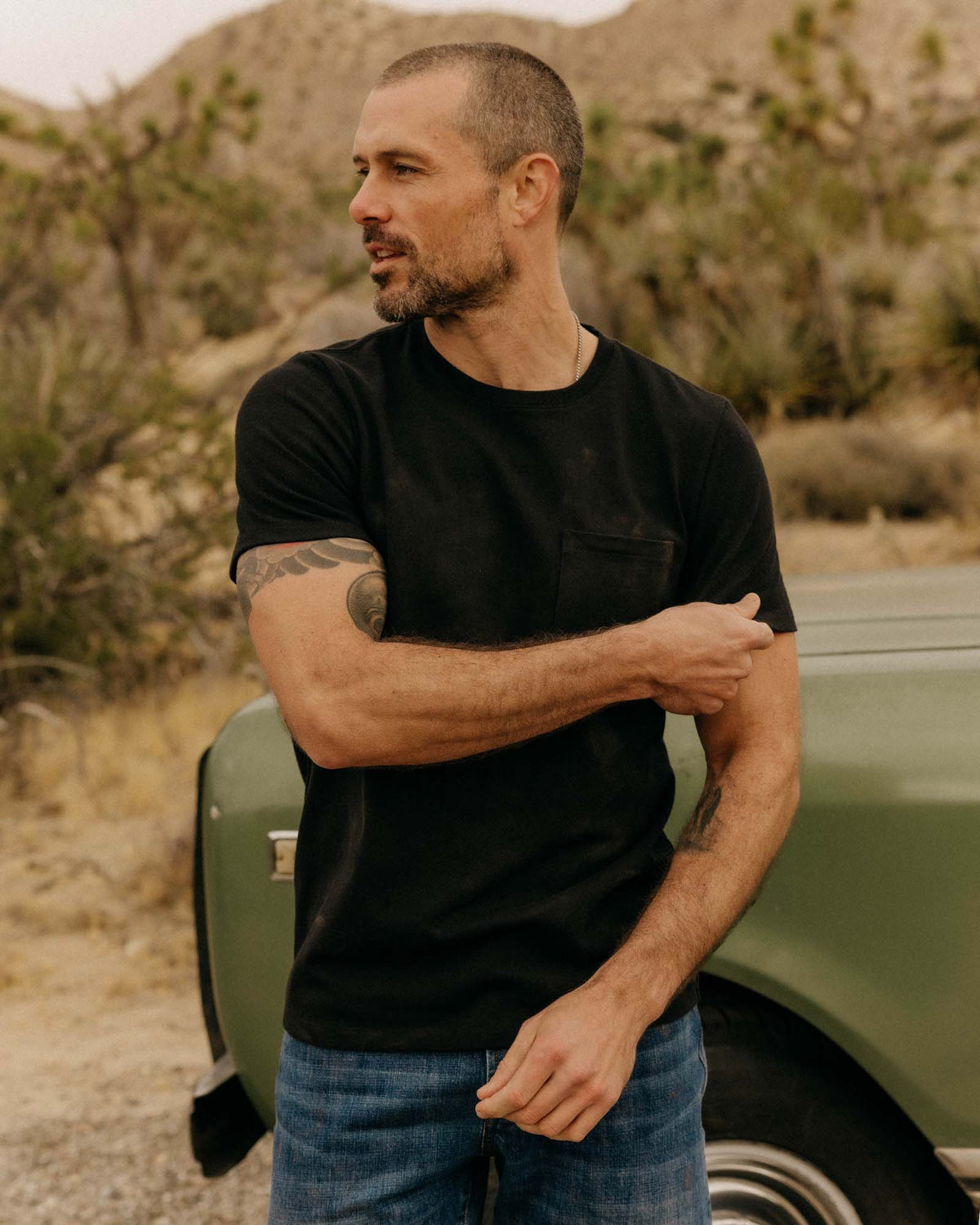 The Heavy Bag Tee in Black