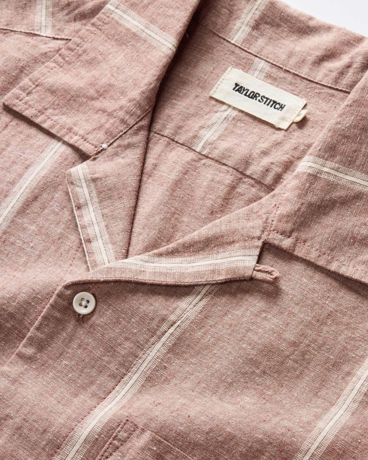 The Hawthorne Shirt in Dried Fig Stripe