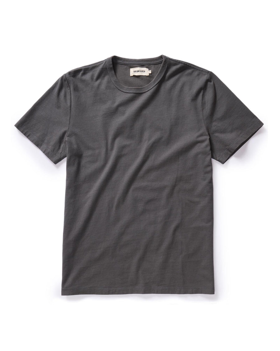 The Organic Cotton Tee in Faded Black