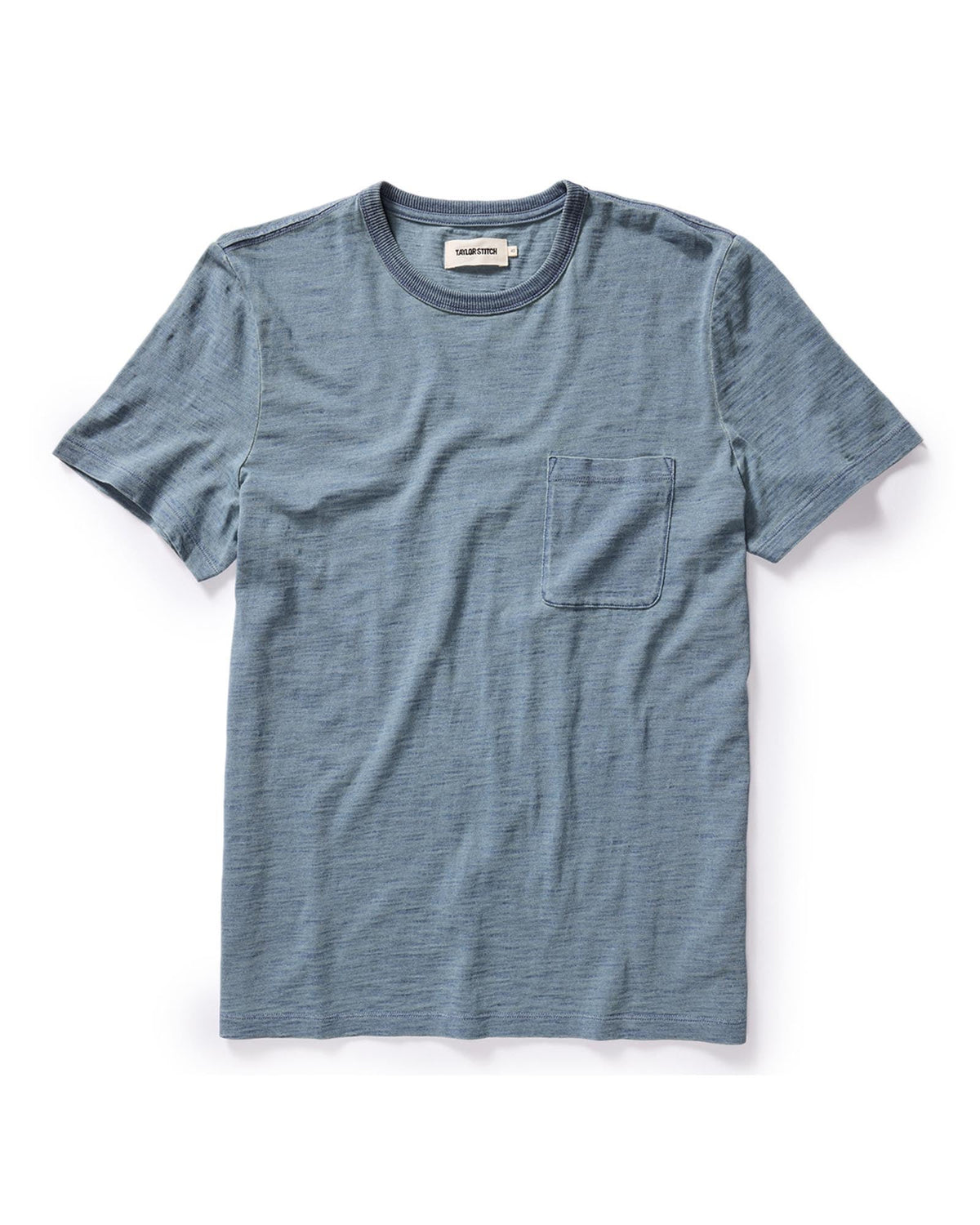 The Slub Tee in Washed Indigo