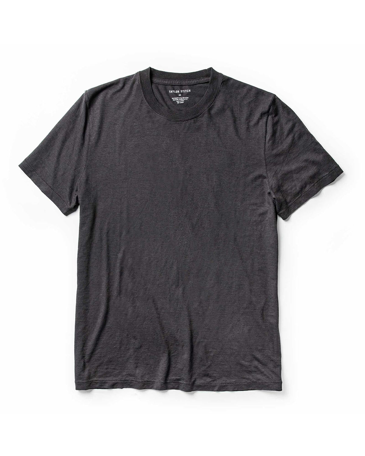 The Cotton Hemp Tee in Charcoal