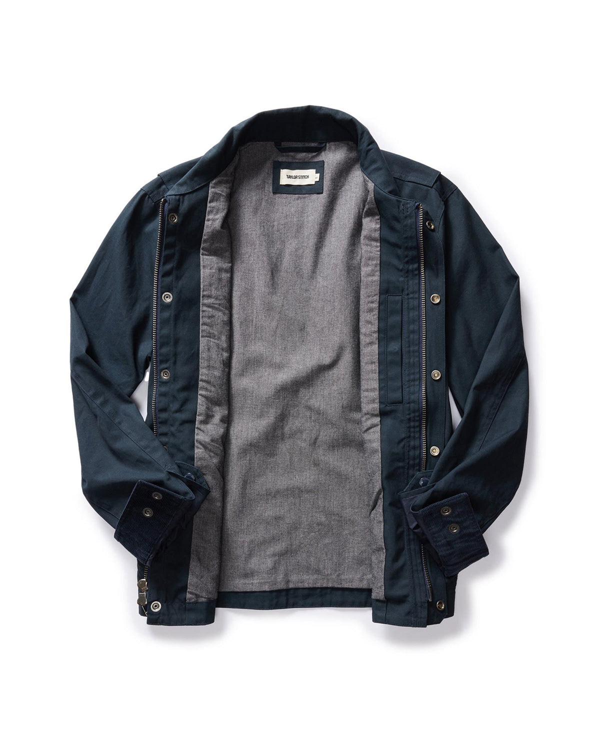 The Pathfinder Jacket in Dark Navy Dry Wax