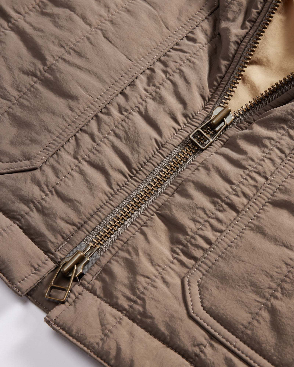 The Able Jacket in Morel Quilted Nylon