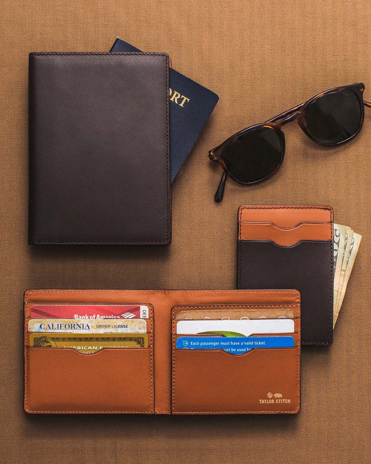 The Minimalist Wallet in Brown