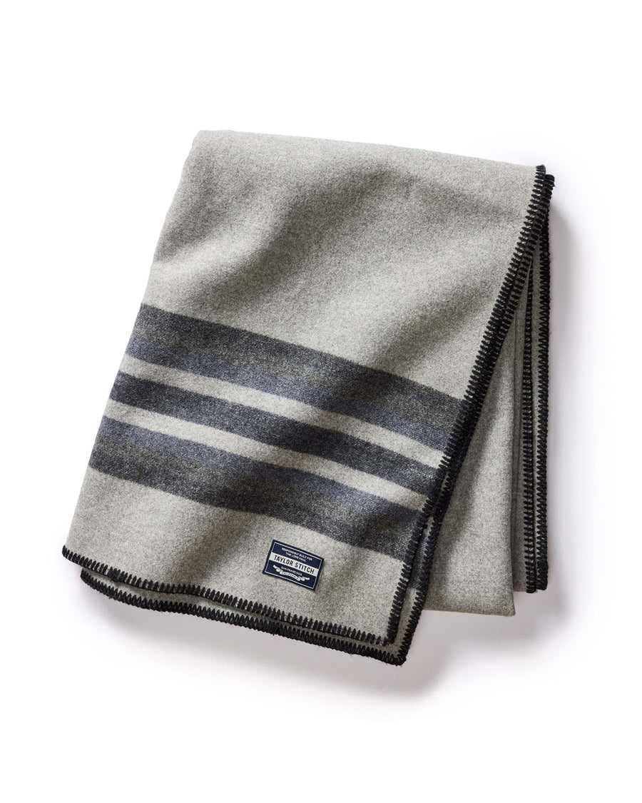The Wool Blanket in Bay Stripe