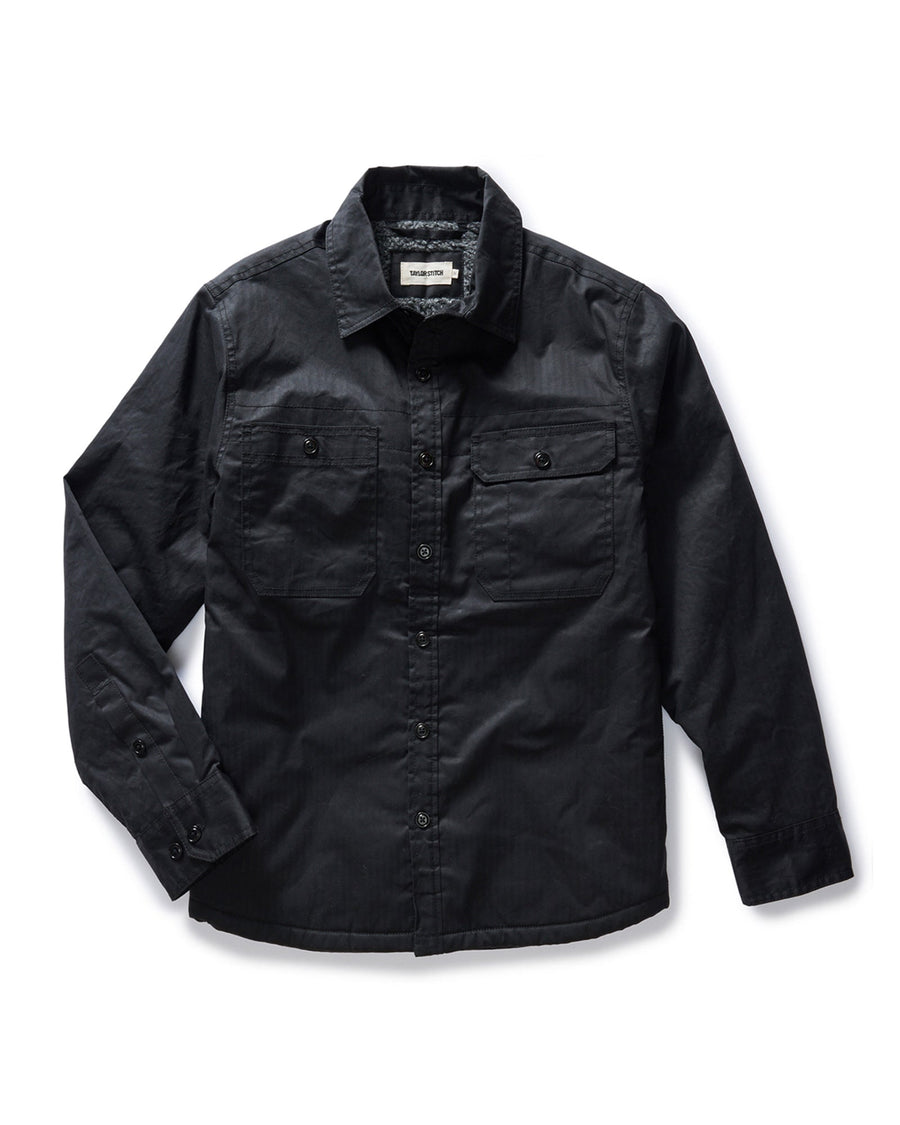 The Fender Jacket in Coal Dry Wax
