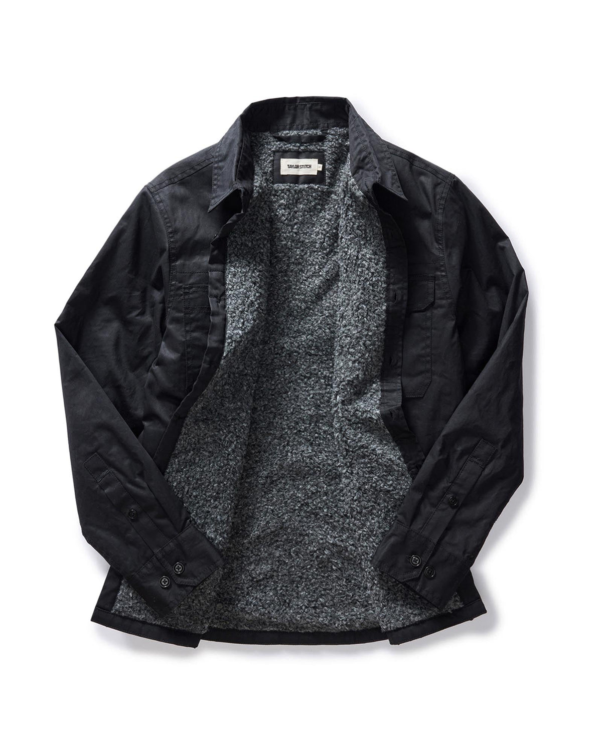 The Fender Jacket in Coal Dry Wax
