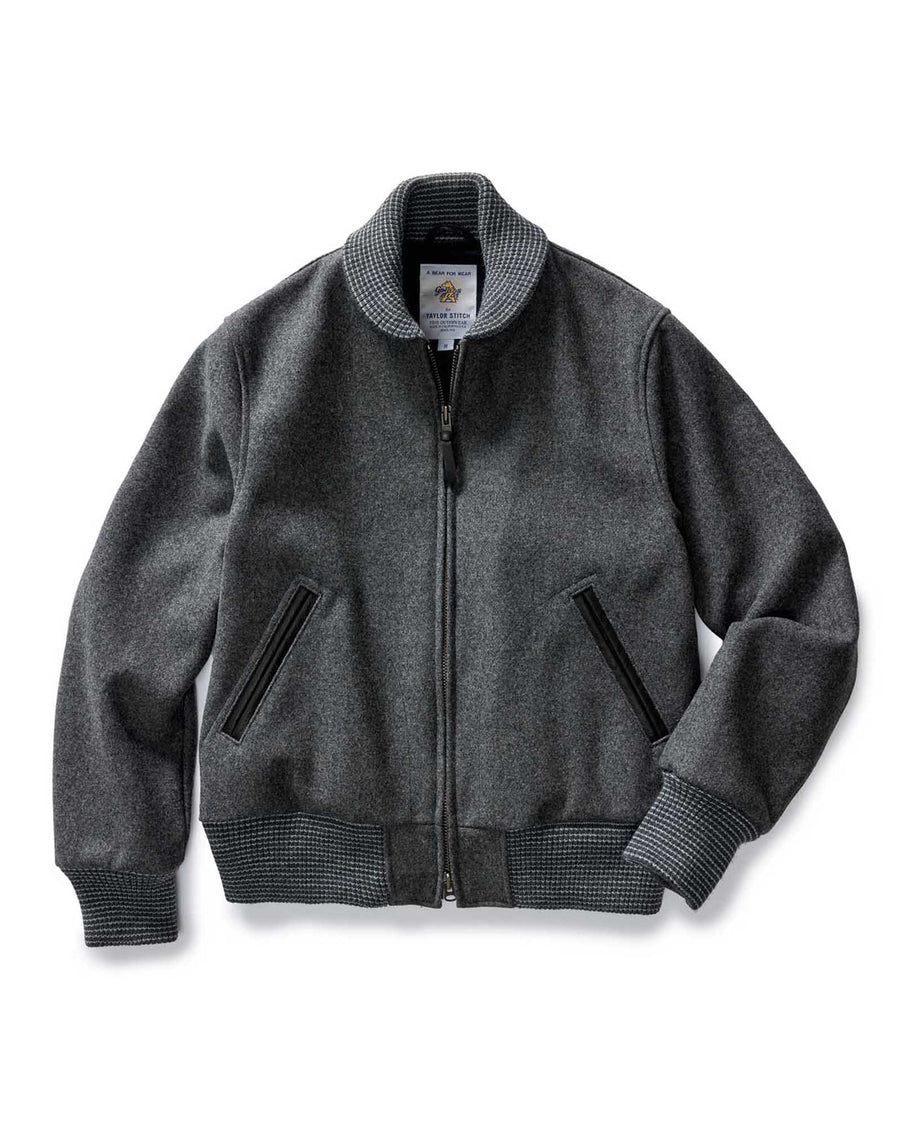 The Golden Bear Bomber in Heather Graphite