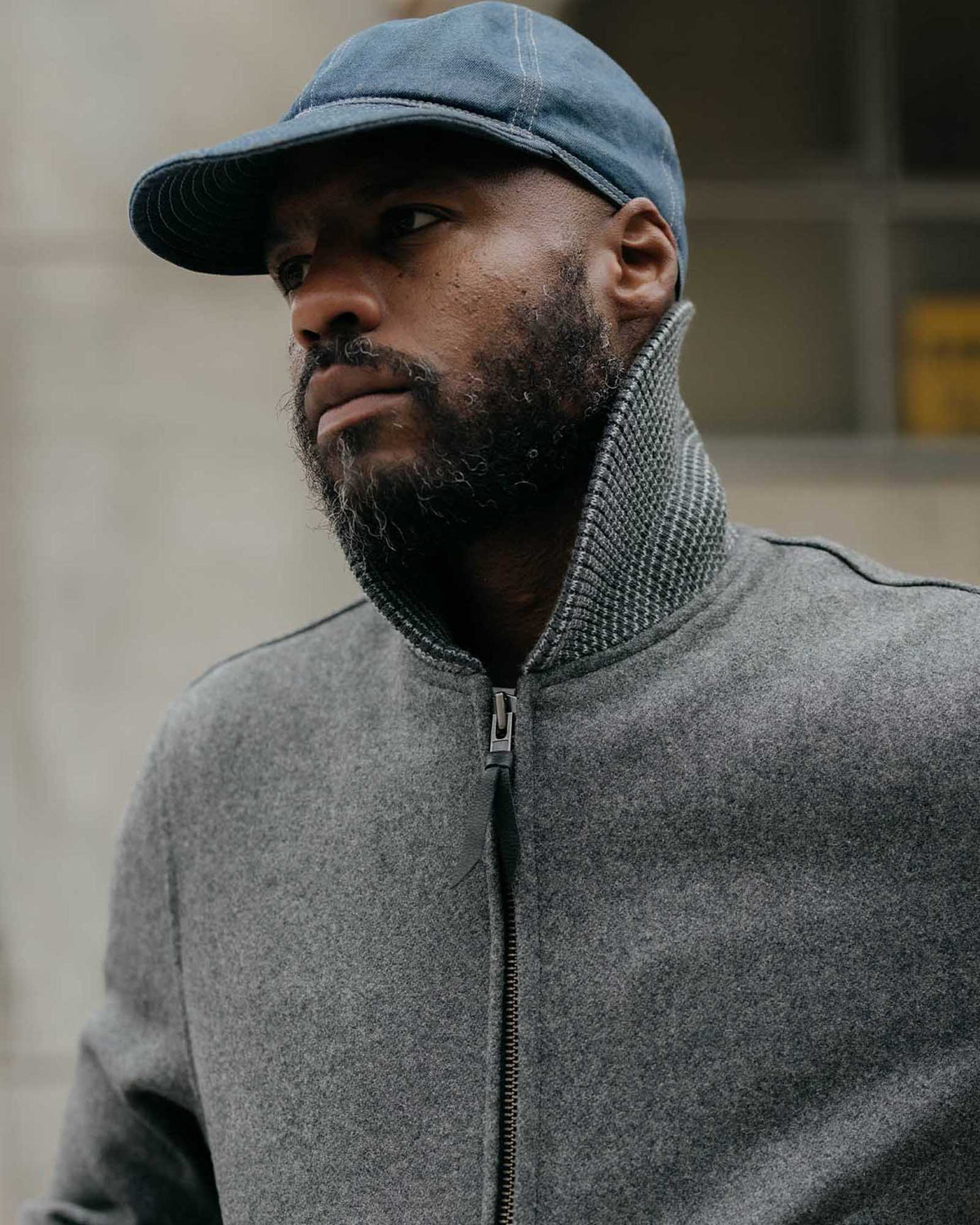 The Golden Bear Bomber in Heather Graphite