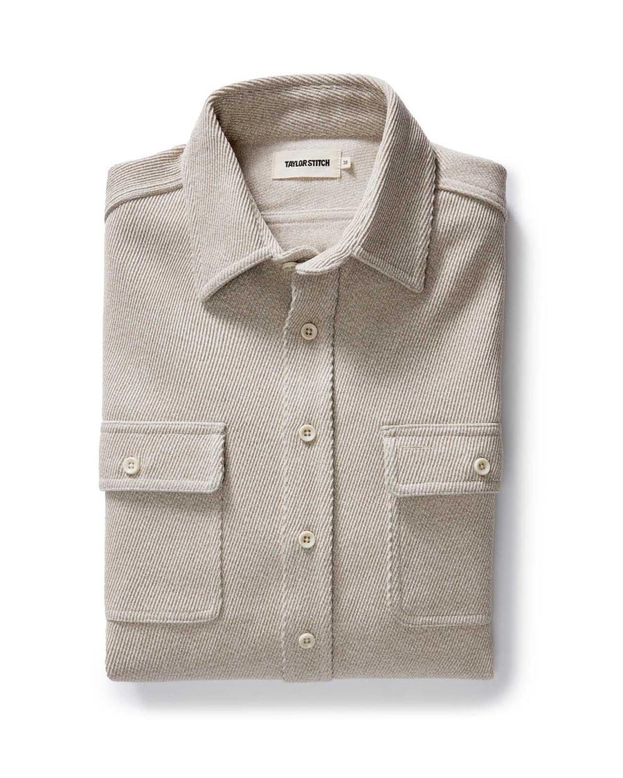 The Ledge Shirt in Flax Twill