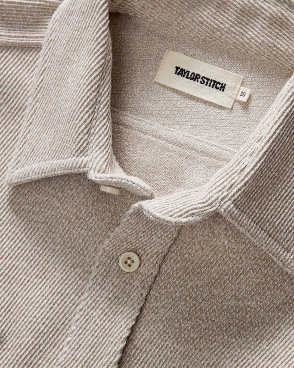 The Ledge Shirt in Flax Twill