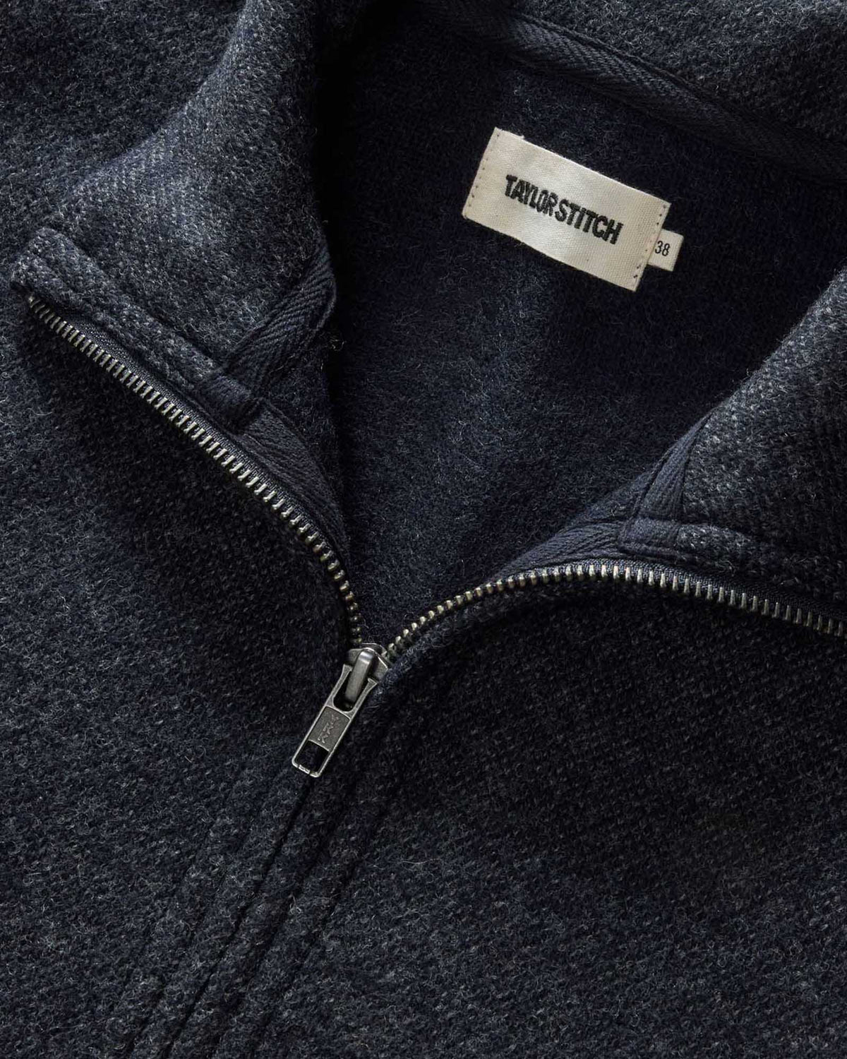 The Evans Jacket in Navy Birdseye Wool