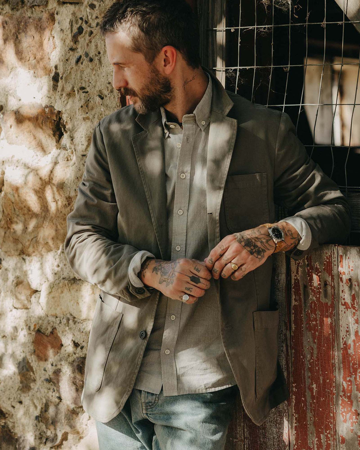 The Jack in Parchment Stripe