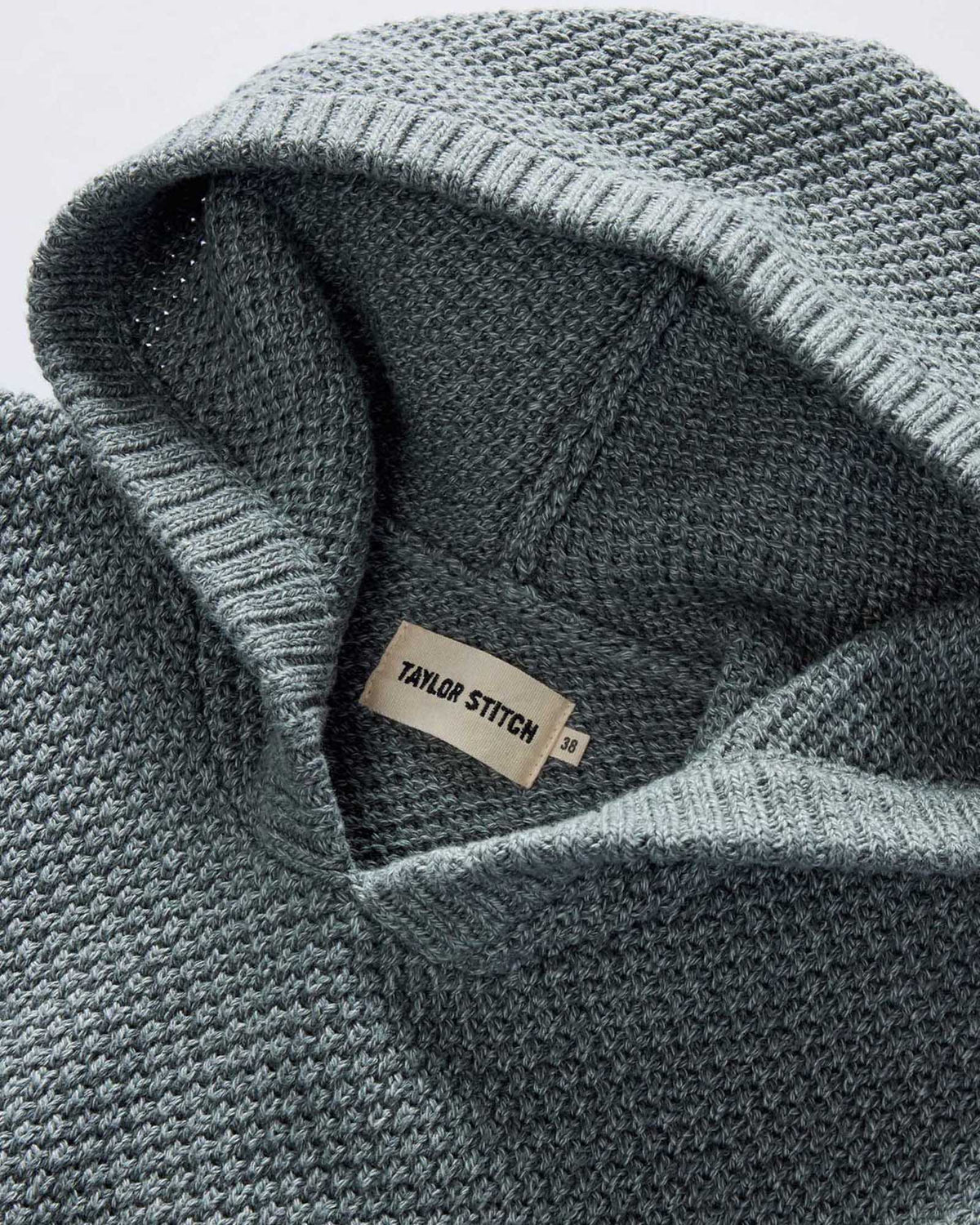 The Crawford Sweater Hoodie in Deep Sea Twist