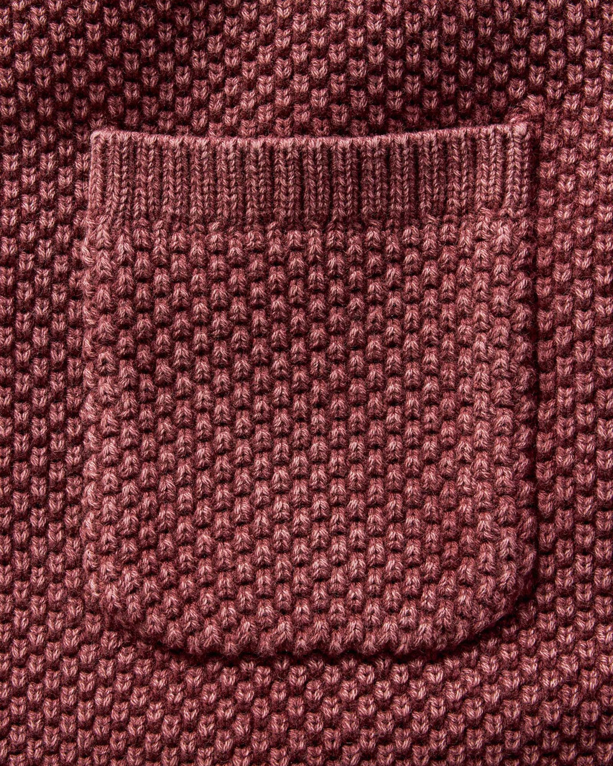 The Crawford Crew Sweater in Dried Cherry