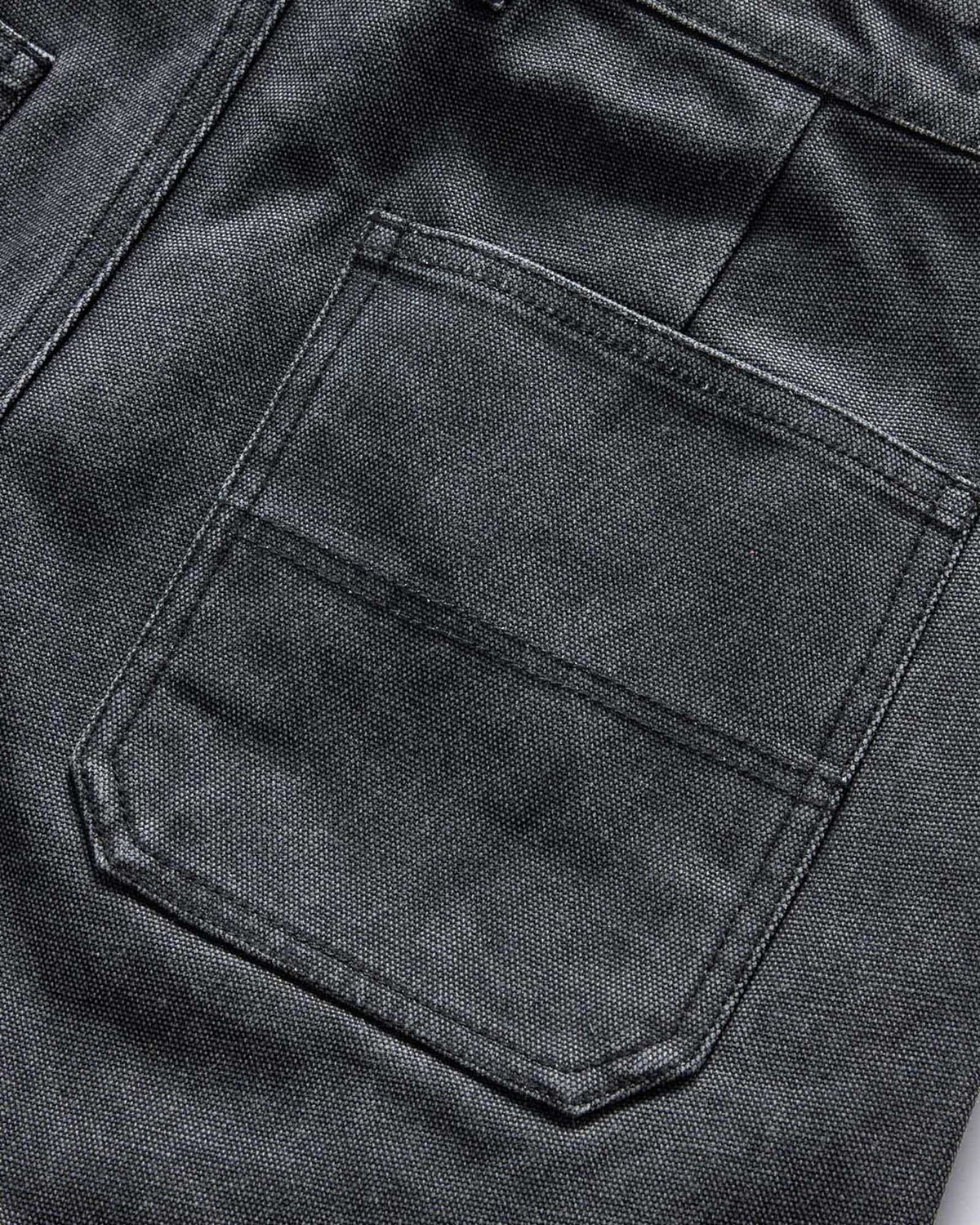 The Camp Short in Coal Chipped Canvas