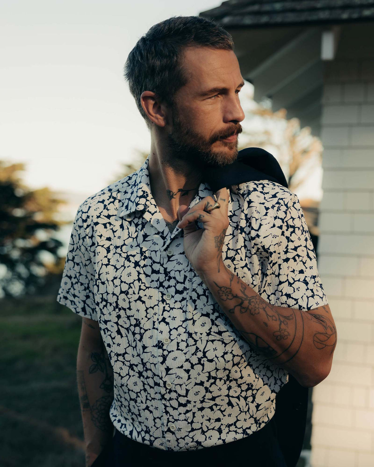 The Hawthorne Shirt in Shadow Floral