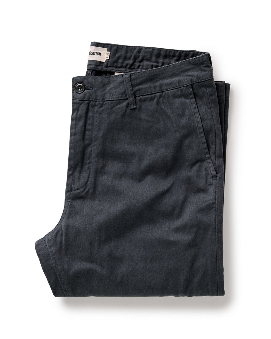 The Slim Foundation Pant in Organic Navy