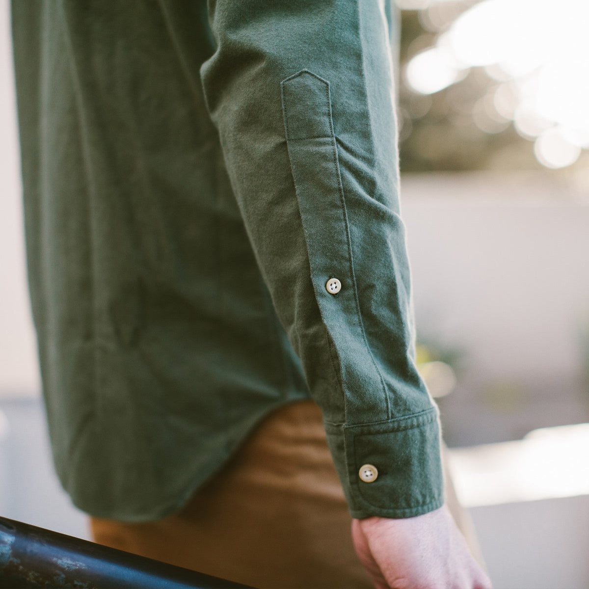 The Jack in Brushed Army Oxford