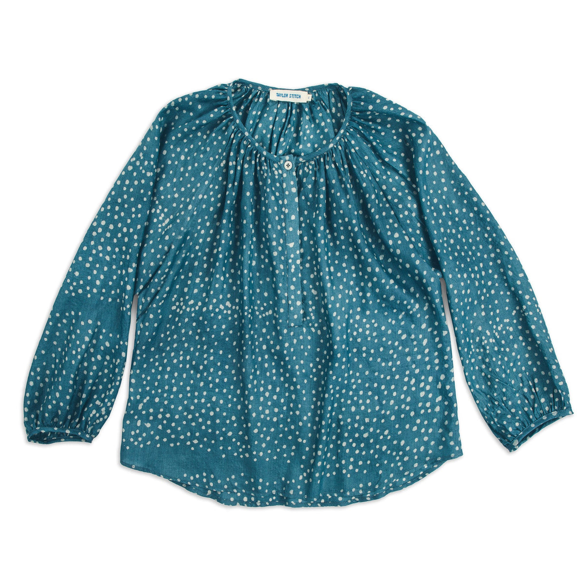 The Orinda Blouse in Dotted Silk Batik