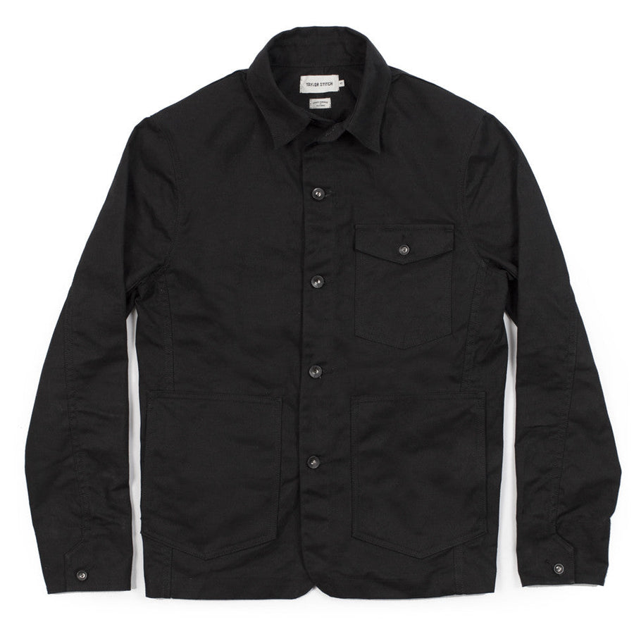 The Project Jacket in Black Water Repellent Canvas