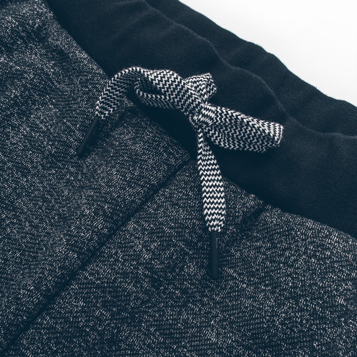The Travel Pant in Charcoal Fleck Fleece