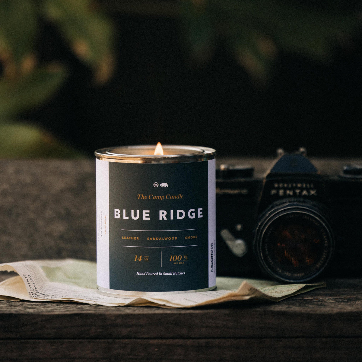 The Camp Candle in Blue Ridge