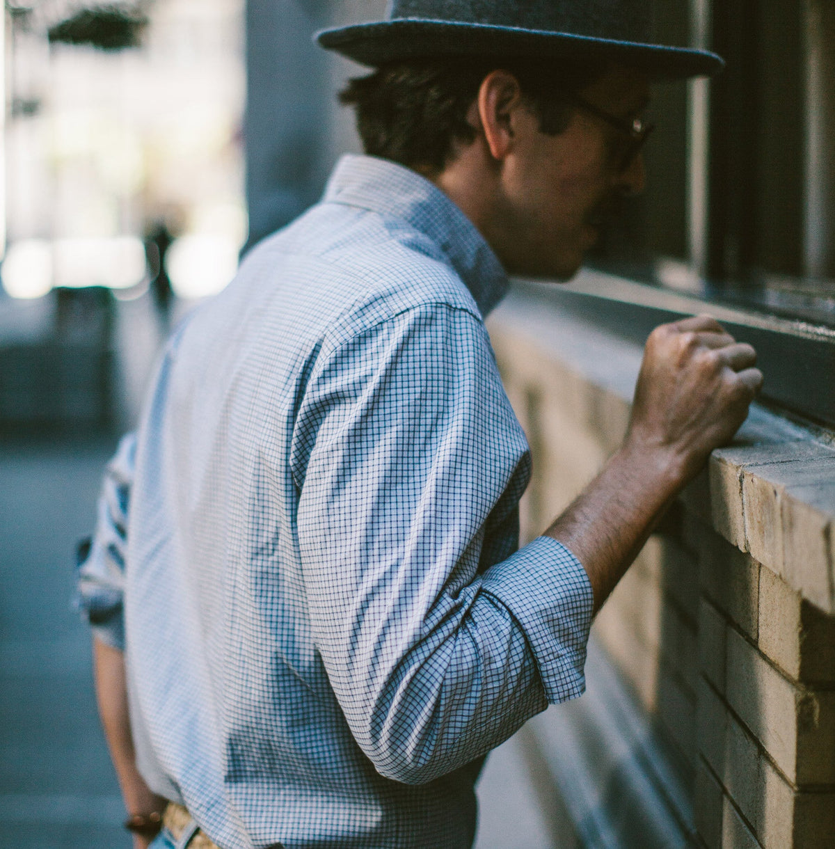The Jack in Grey & Navy Box Check