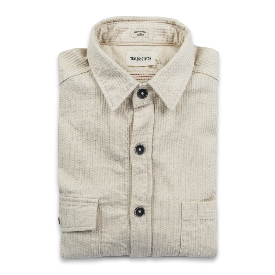 The Utility Shirt in Cone Mills Corded Natural