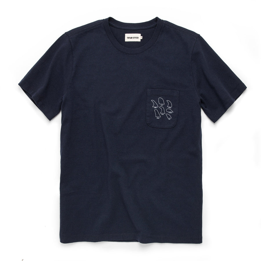 The Heavy Bag Tee in Daily Fins