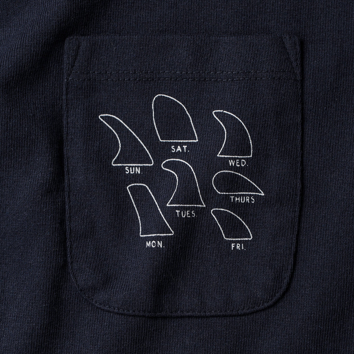 The Heavy Bag Tee in Daily Fins