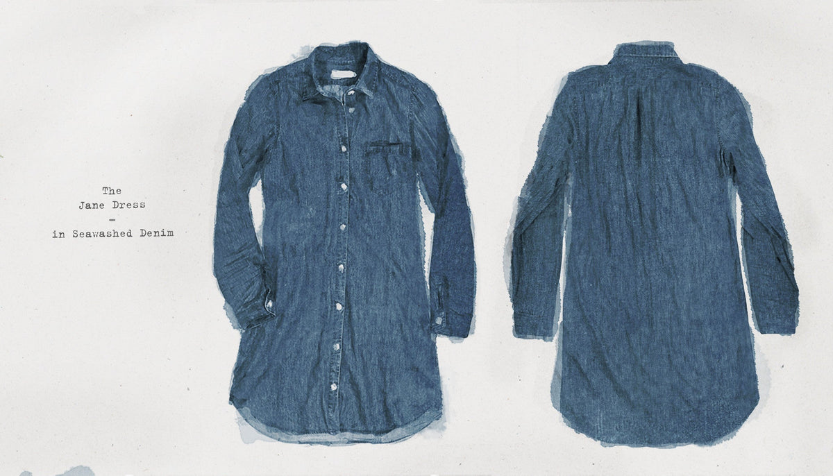 The Jane - Sea Washed Denim Dress