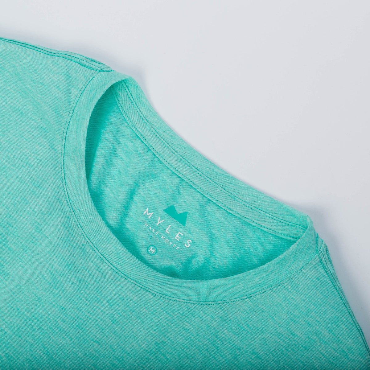 The Myles Everyday Tee in Heather Waterfall