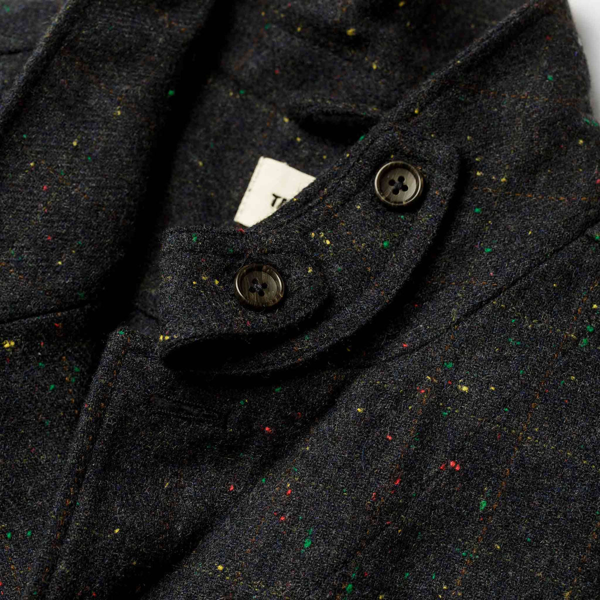 The Gibson Jacket in Navy Windowpane Donegal