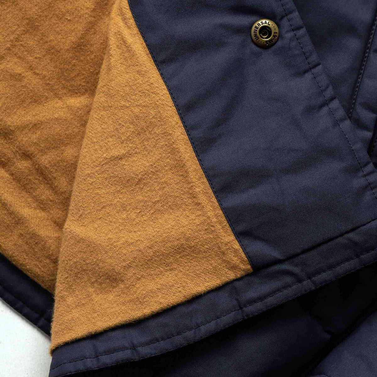 The Garrison Shirt Jacket in Navy Dry Wax