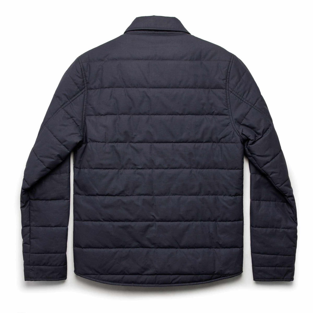 The Garrison Shirt Jacket in Navy Dry Wax