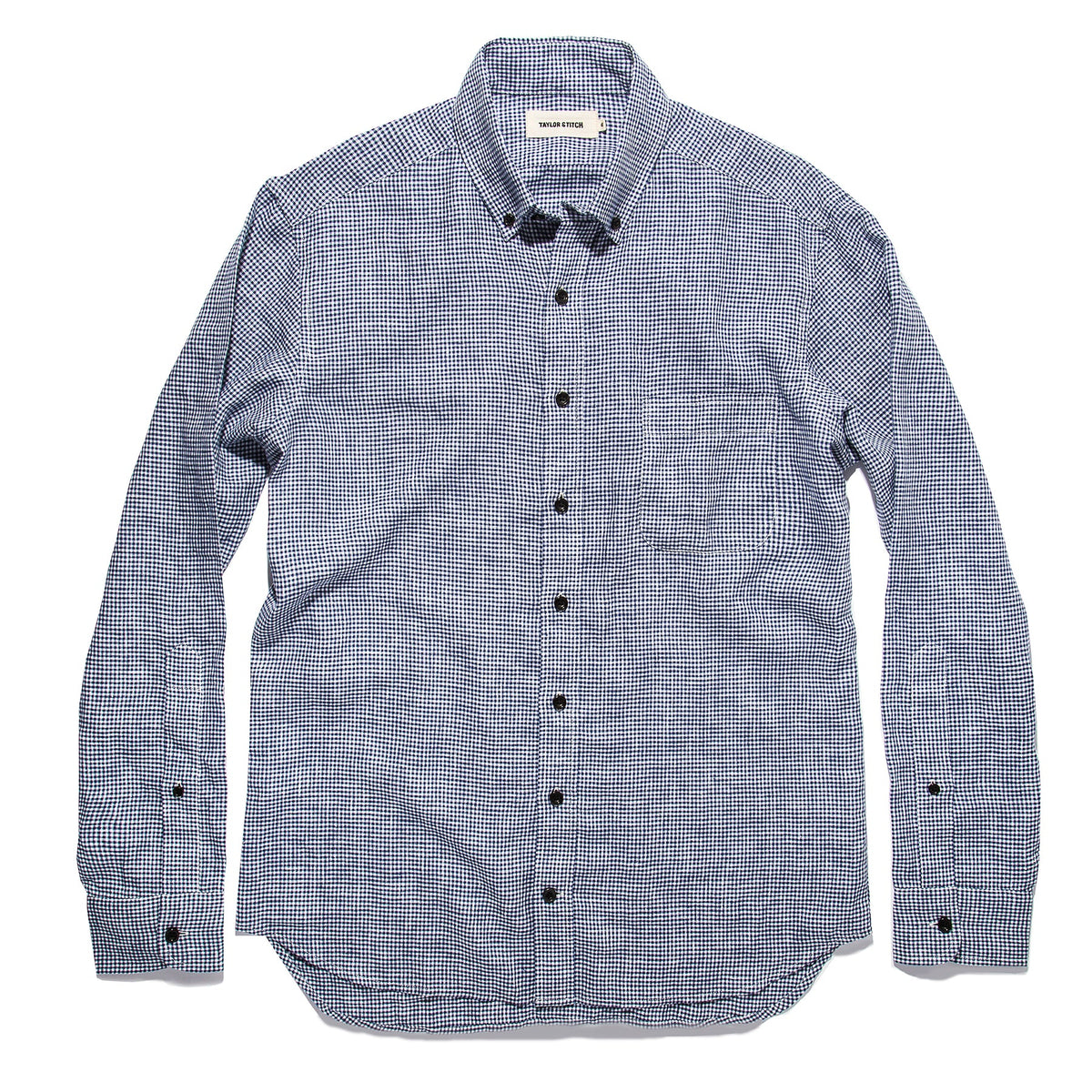 The Jack in Navy Mini Gingham Linen