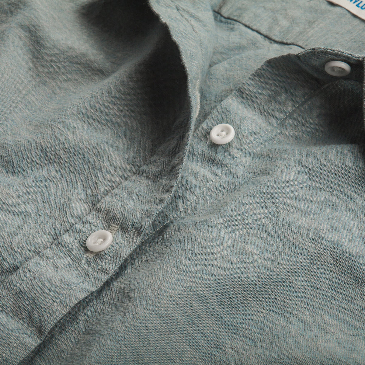 The Katherine in Seafoam Cotton Linen
