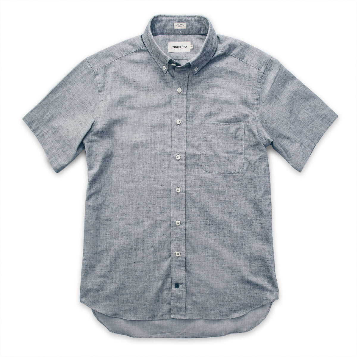 The Short Sleeve Jack in Steel Chambray