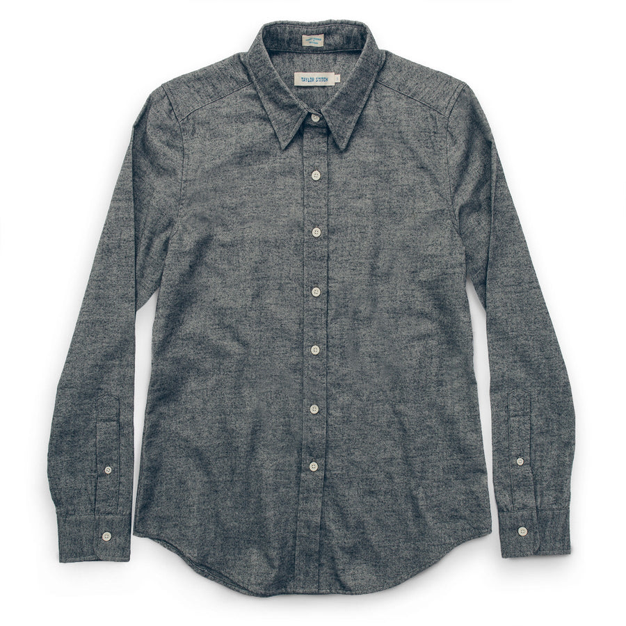 The Katherine in Charcoal Brushed Cotton