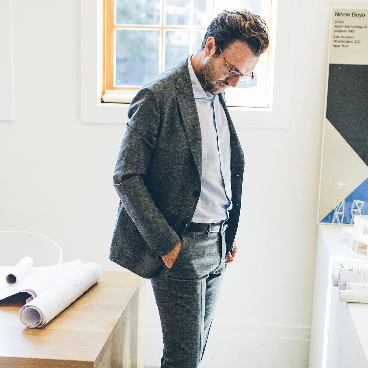 The Telegraph Jacket in Charcoal