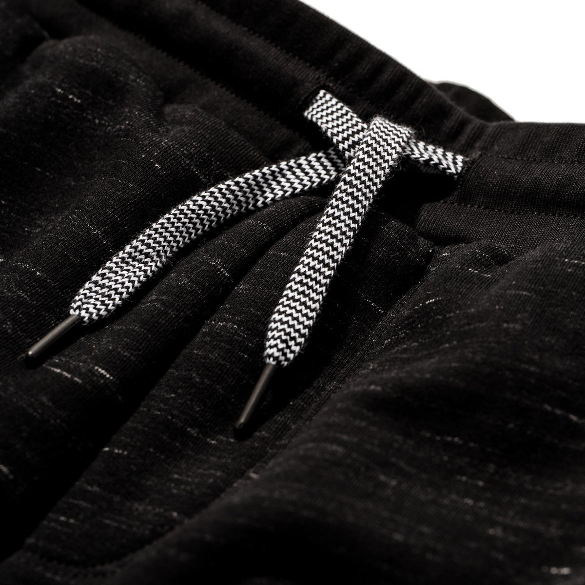 The Travel Pant in Black Fleece