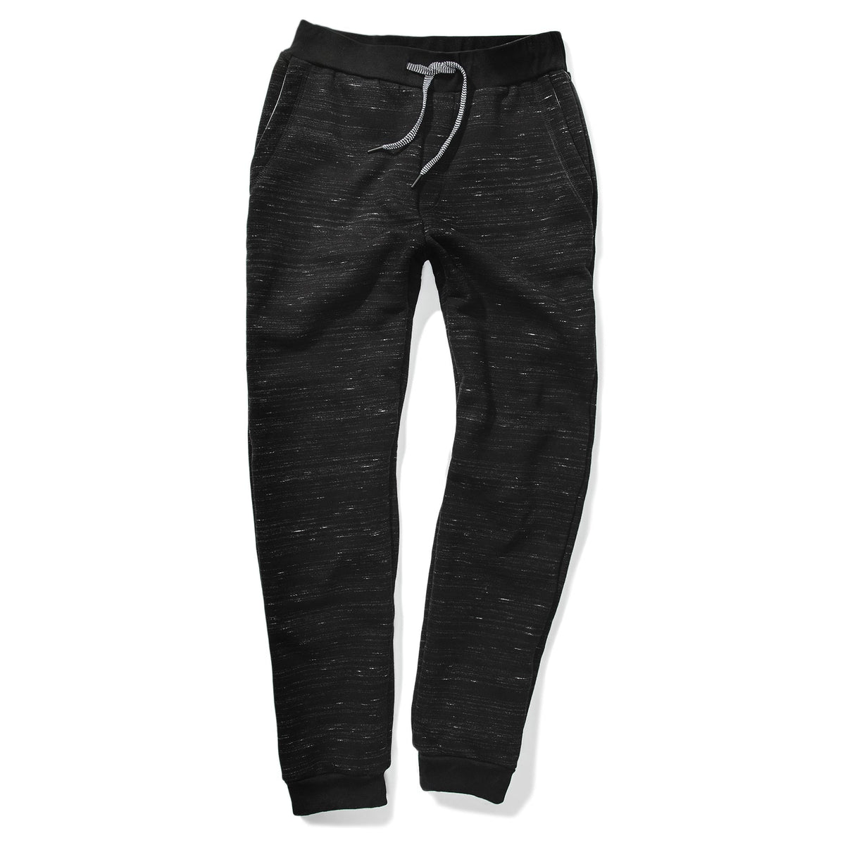 The Travel Pant in Black Fleece