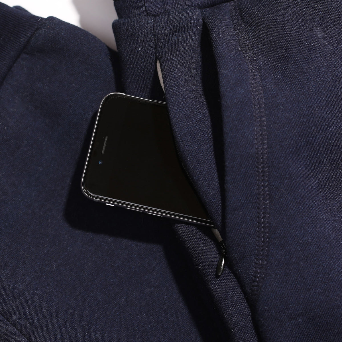The Travel Pant in Indigo Fleece