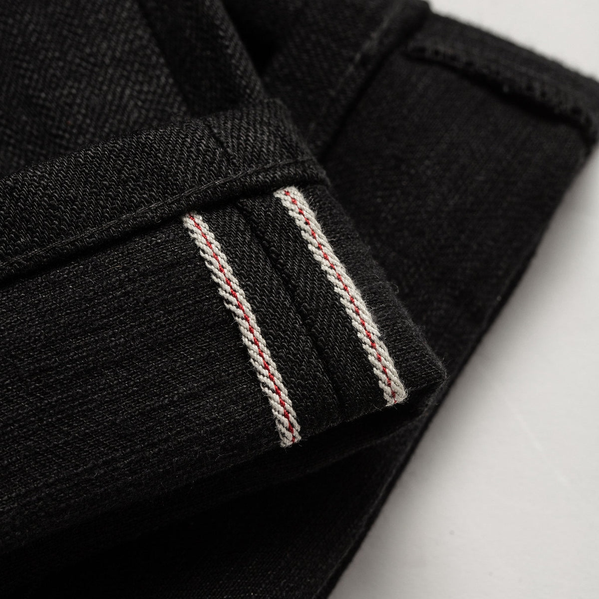 The Slim Jean in Black Selvage