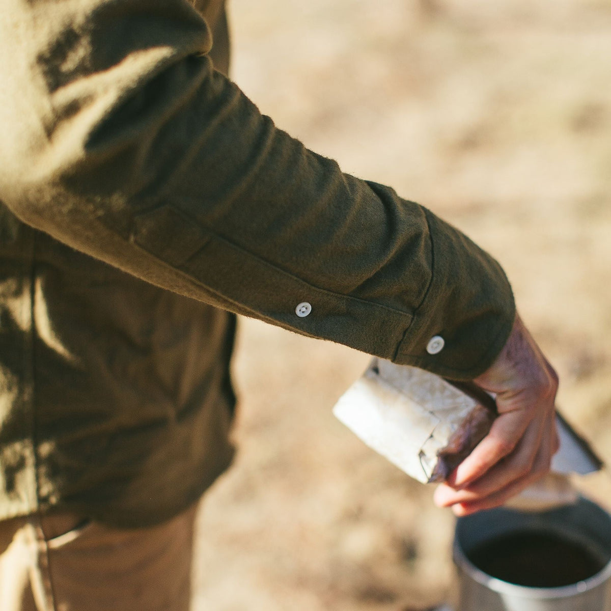 The Yosemite Shirt in Olive Drab
