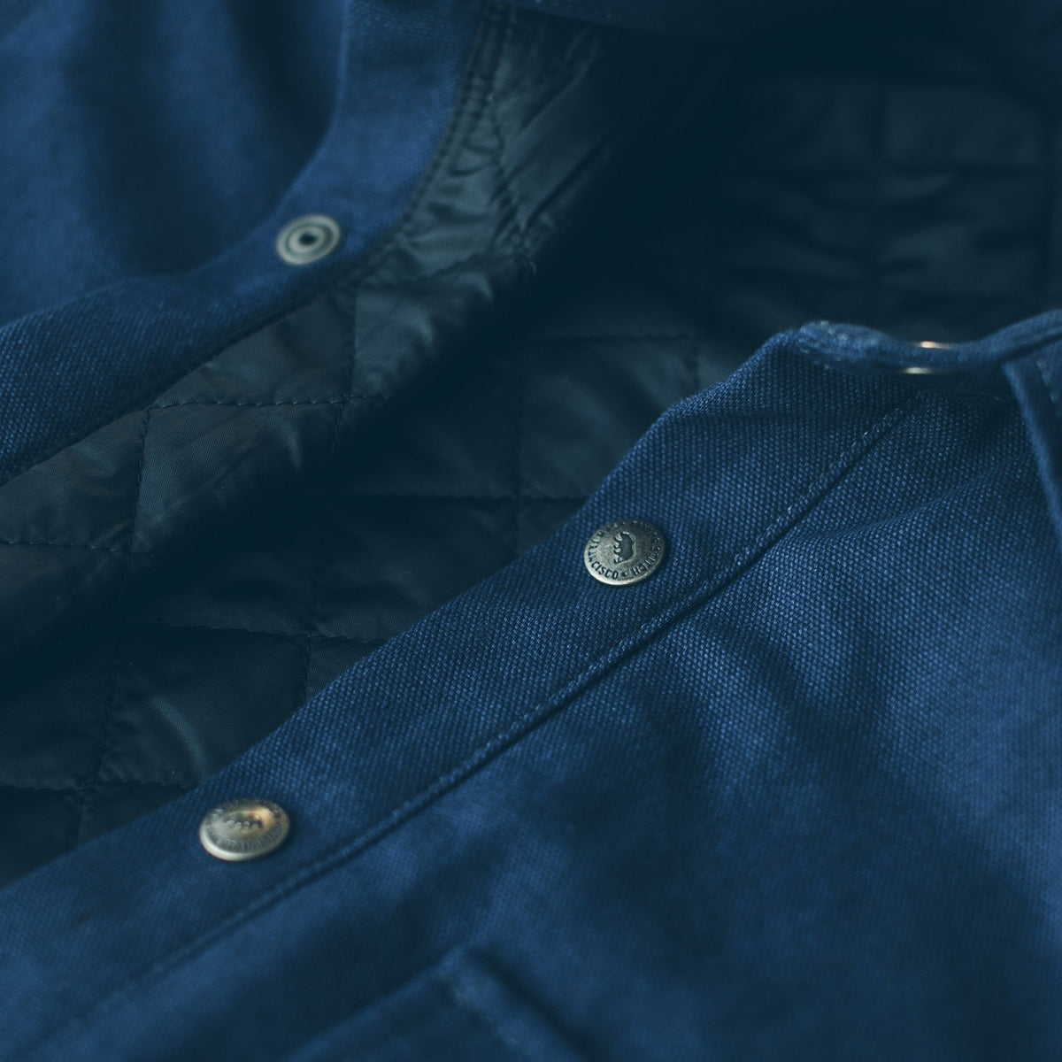 The Task Jacket in Indigo Canvas