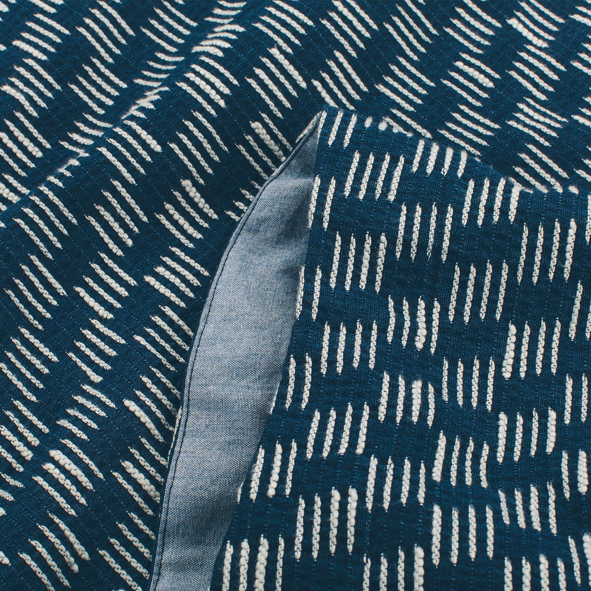 The Sonoma Top in Indigo Jacquard
